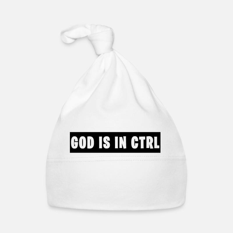 GOD is in CTRL Organic Baby Cap