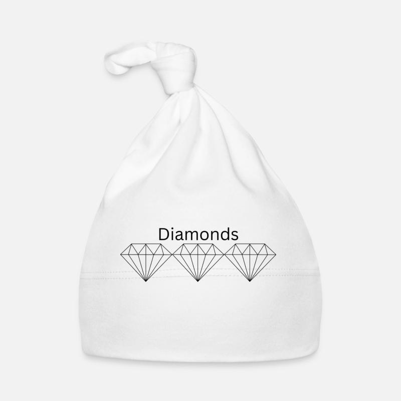 Diamonds Baby Bio-Mütze