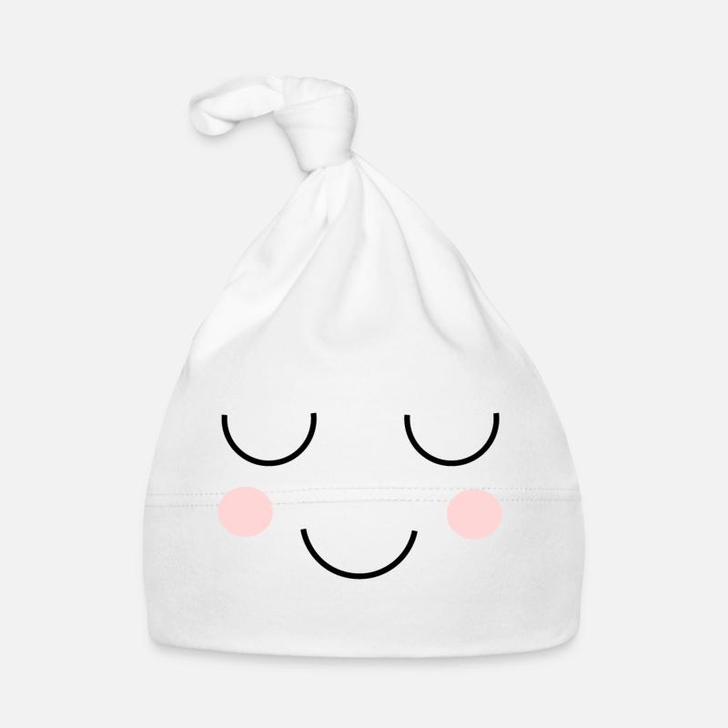 Kawaii Gesicht Baby Bio-Mütze