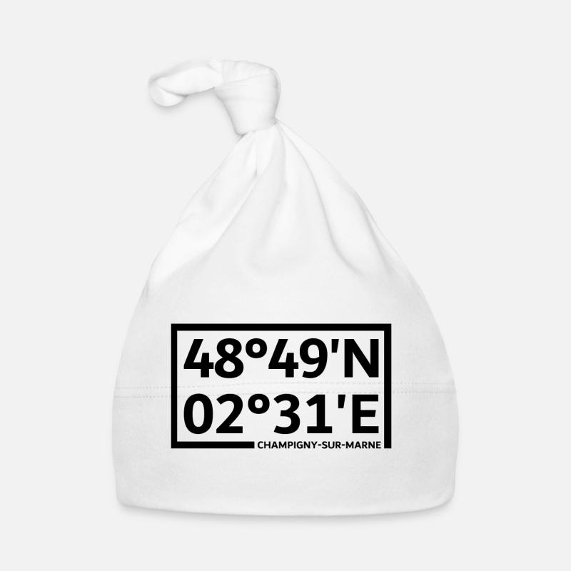 Champigny-sur-Marne coordinates Organic Baby Cap