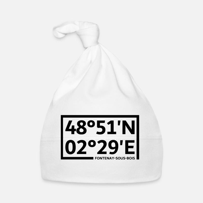 Fontenay-sous-Bois coordinates Organic Baby Cap