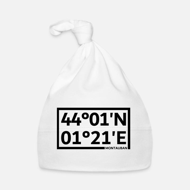 Montauban Koordinaten Baby Bio-Mütze