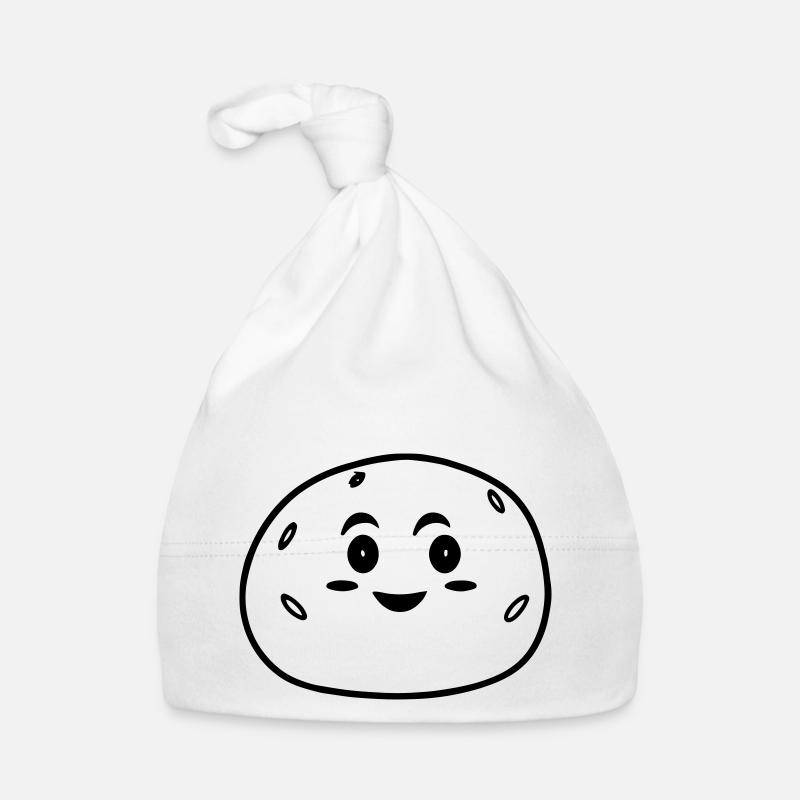 Patate avec visage souriant Bonnet bio Bébé