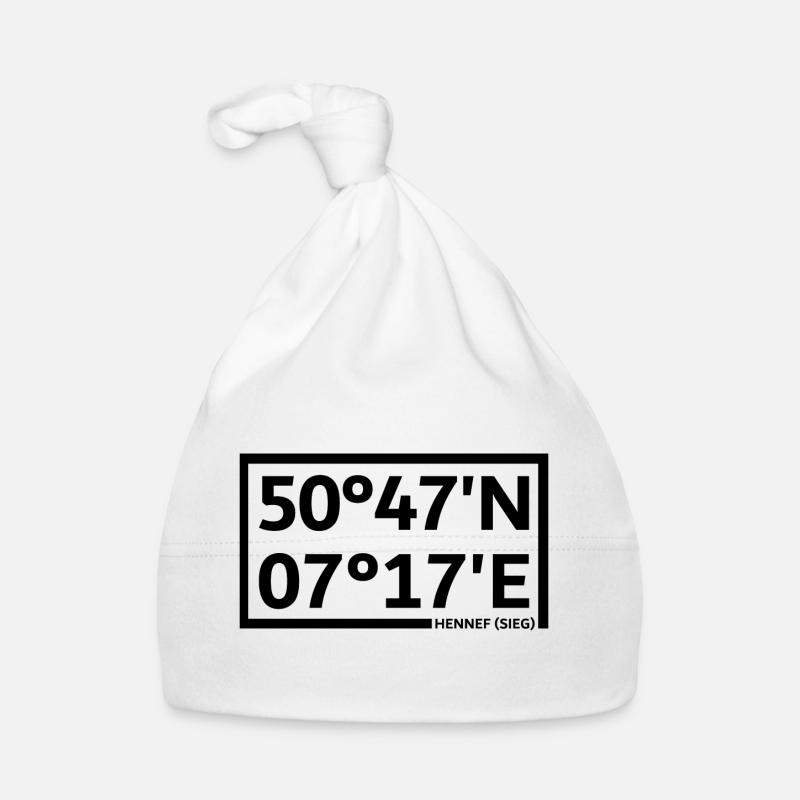 Hennef (Sieg) coordinates Organic Baby Cap