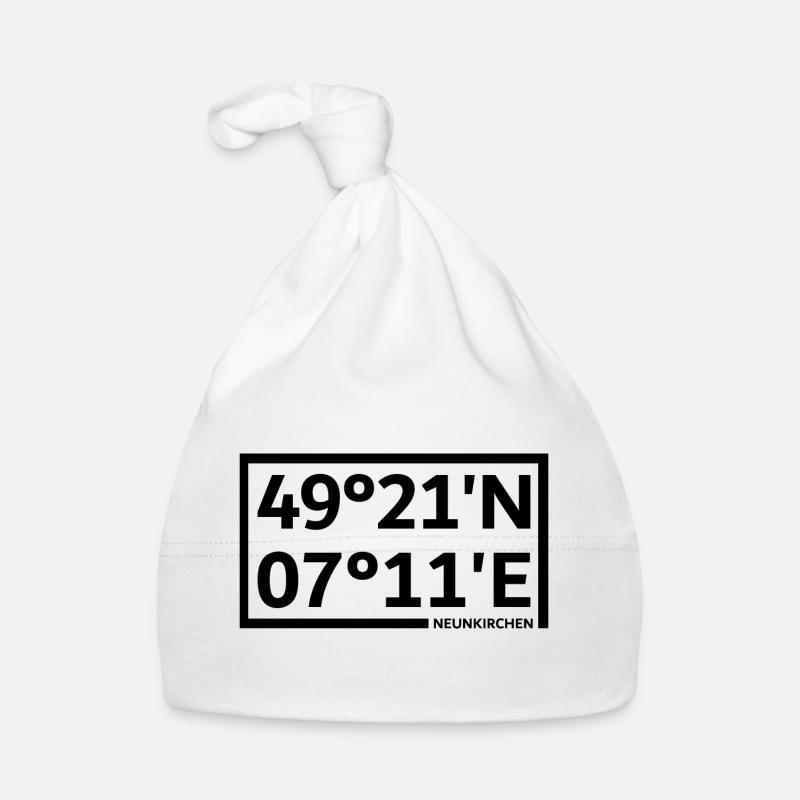 Neunkirchen coordinates Organic Baby Cap