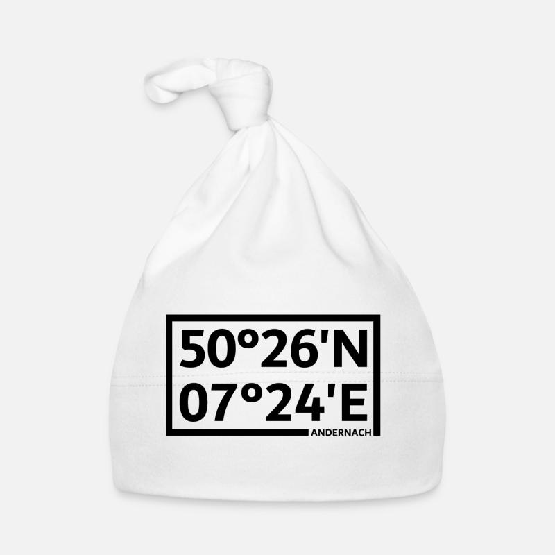 Andernach coordinates Organic Baby Cap