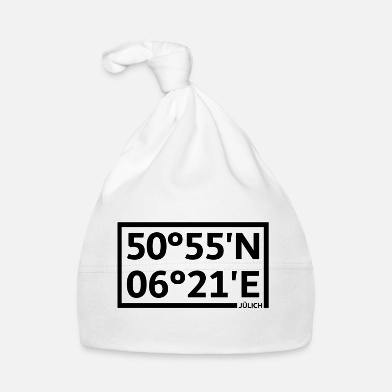 Jülich coordinates Organic Baby Cap