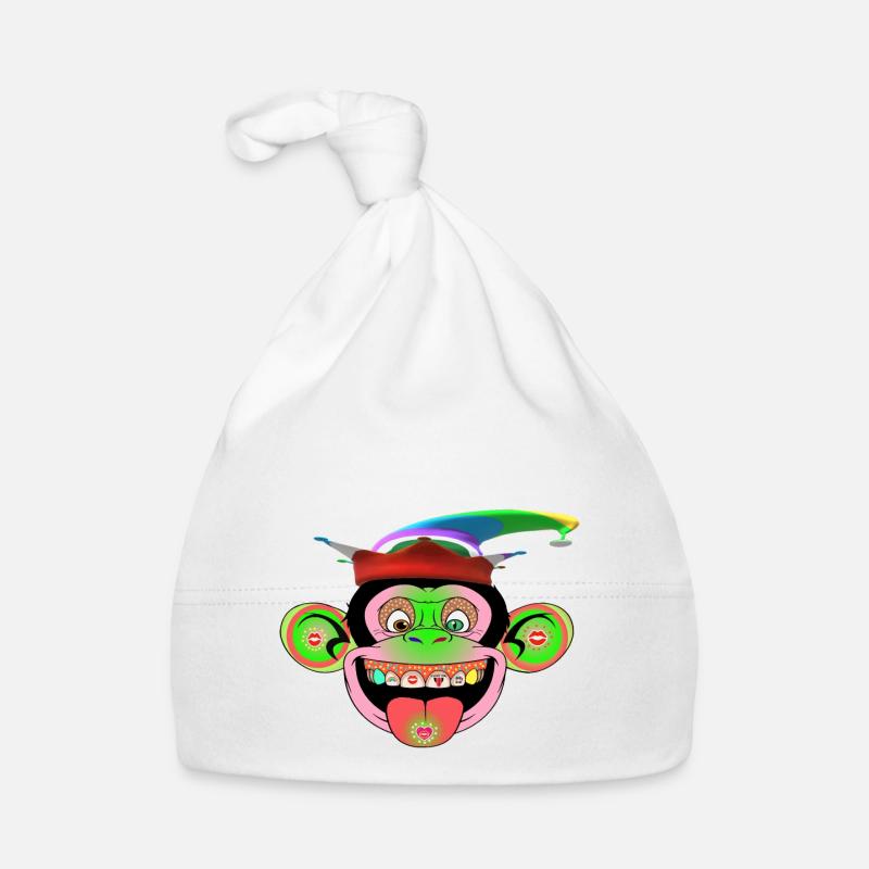 Carnaval au Monkey Zoo Bonnet bio Bébé