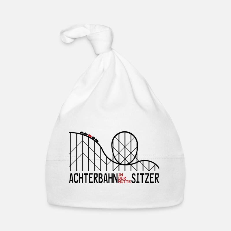 Achterbahnindermittesitzer 2 Baby Bio-Mütze