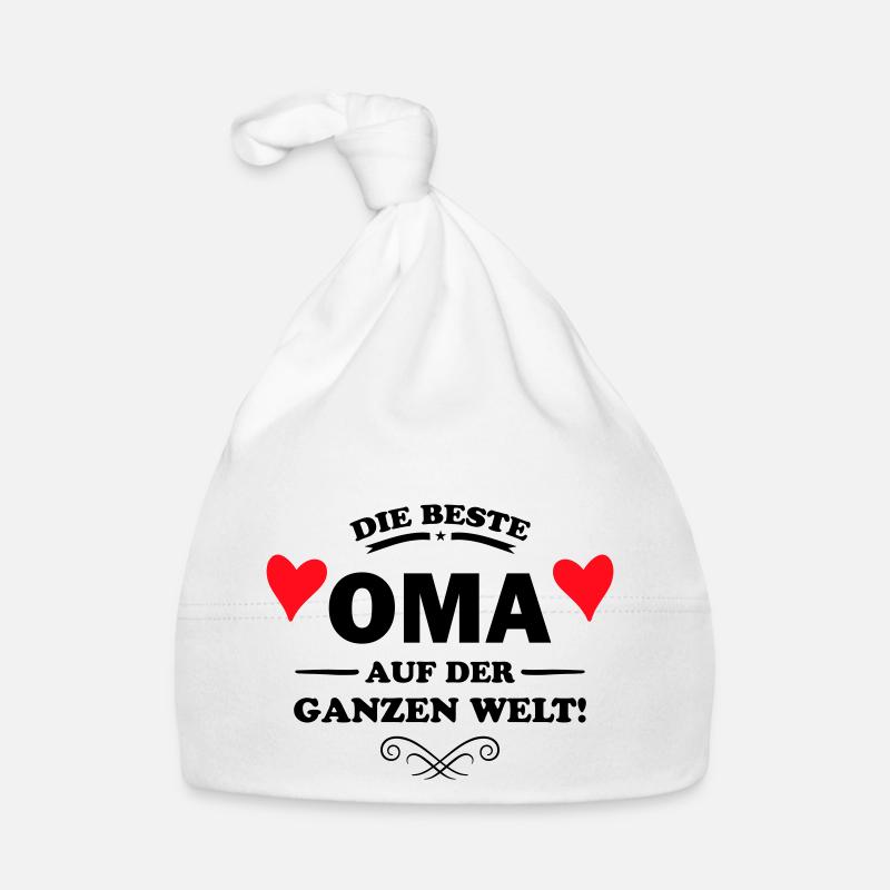 beste oma Baby Bio-Mütze