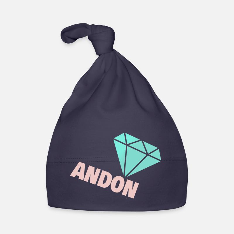 Precious Diamond Noble Style Andon Organic Baby Cap
