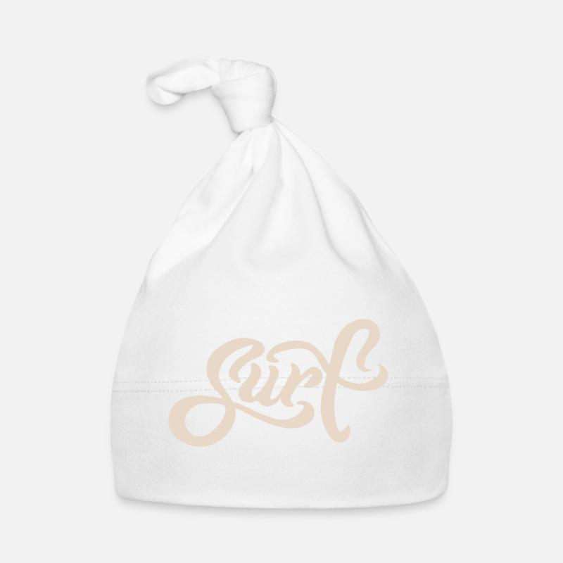 Surf Lettering Baby Bio-Mütze