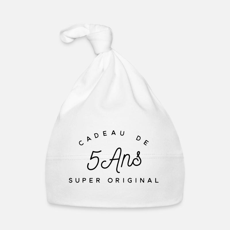 Cadeau 5 ans  Bonnet bio Bébé
