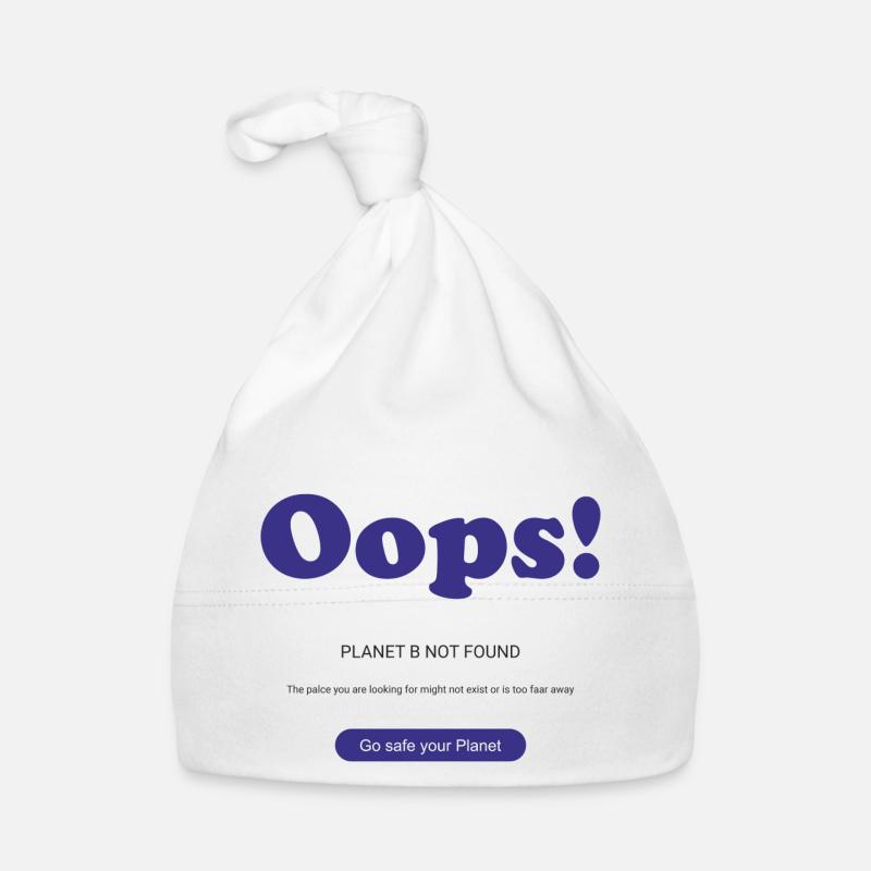 Pas de planète b 1 Bonnet bio Bébé