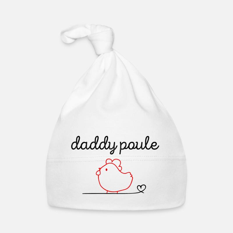 Daddy Poule Bonnet bio Bébé