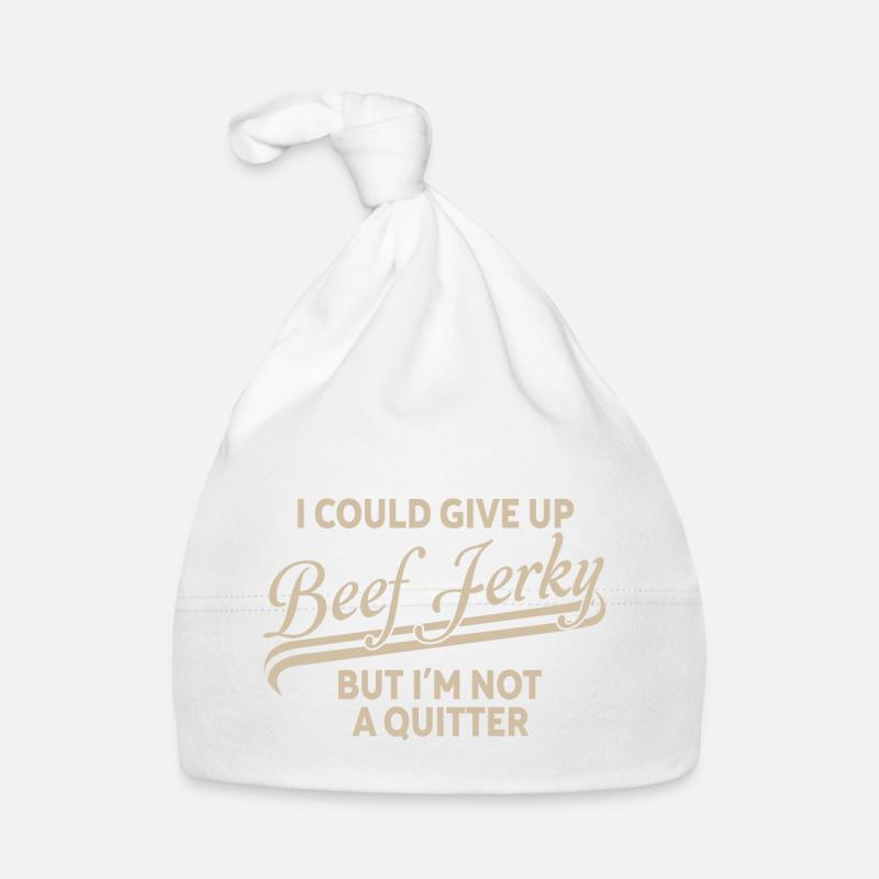 I could give up beef jerky, but I'm not a Organic Baby Cap
