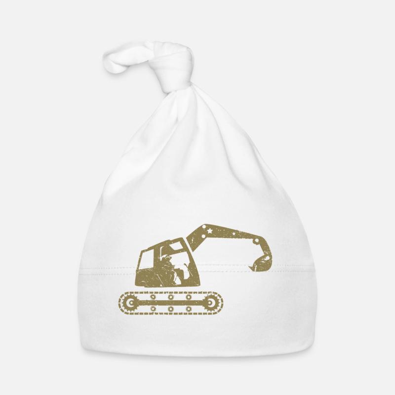 Excavators, excavator operators, construction equipment operators – Organic Baby Cap