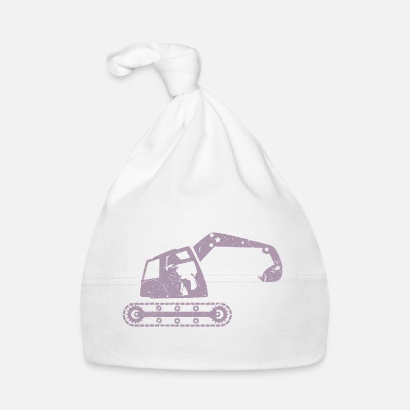 Bagger Baggerfahrer Baugeräteführer – Baby Bio-Mütze