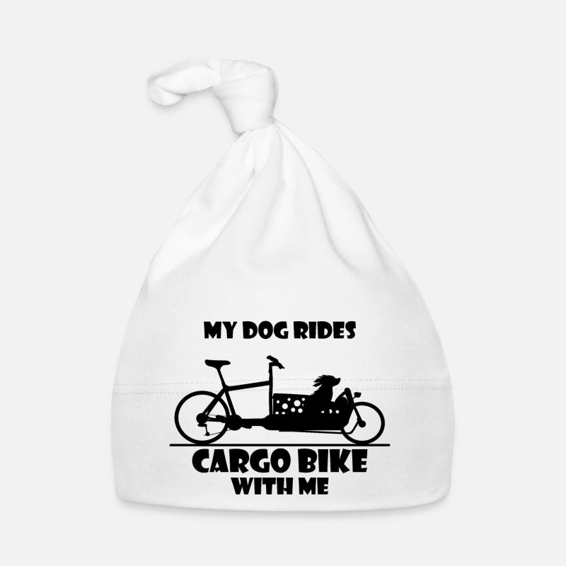 Vélo cargo, vélo cargo, chien, vélo cargo Bonnet bio Bébé
