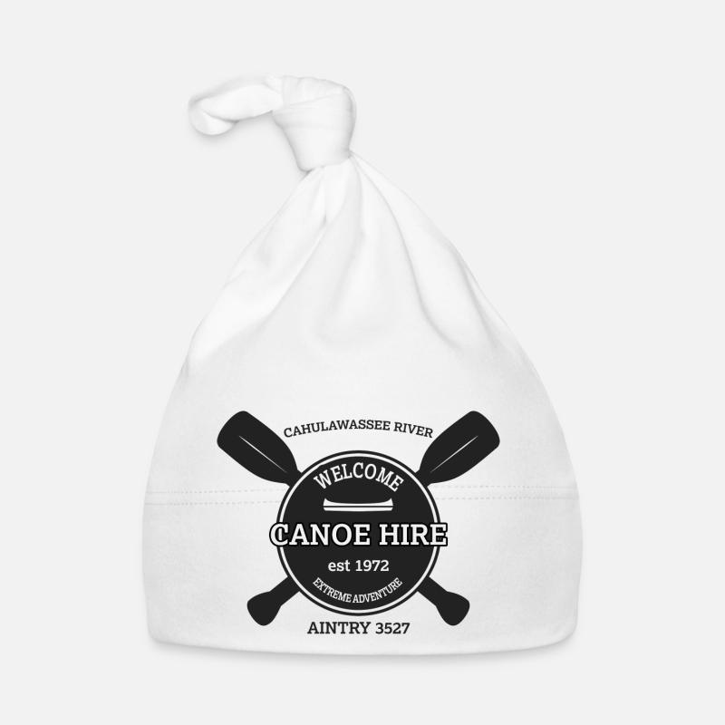 Canoe Hire Logo - Deliverance. Organic Baby Cap