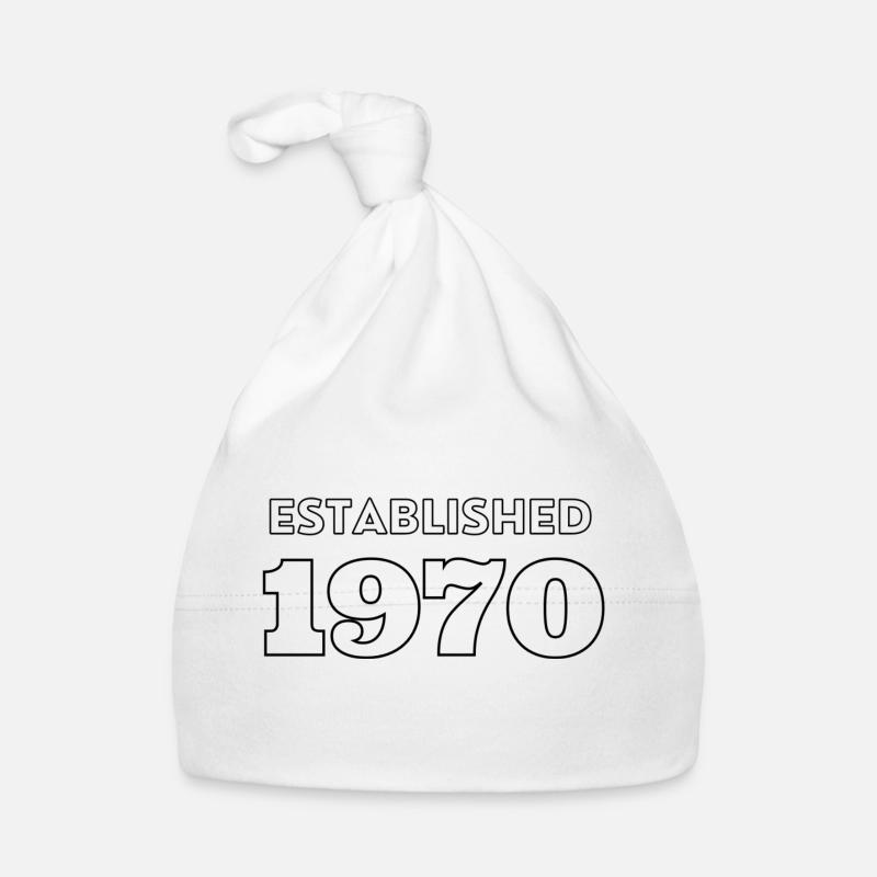 Etableret 1970 Babyhue af økologisk bomuld