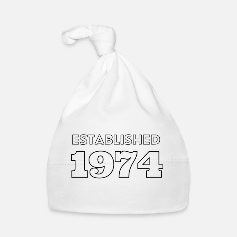 Etableret 1974 Babyhue af økologisk bomuld