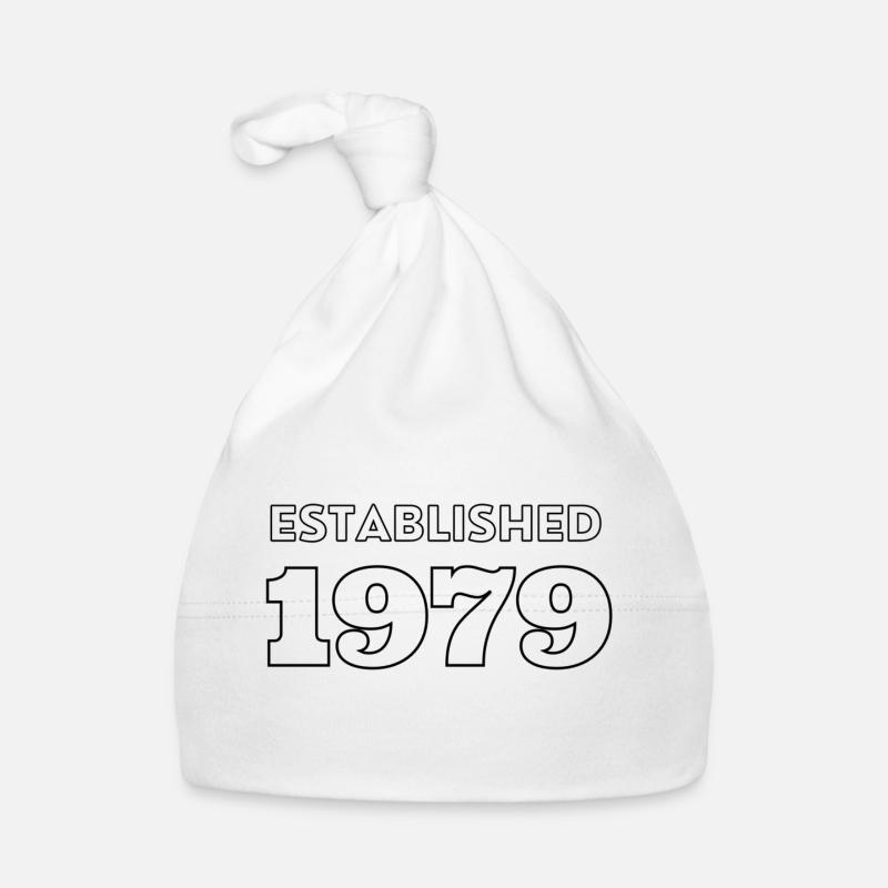 Fondée en 1979 - Bonnet bio Bébé - blanc