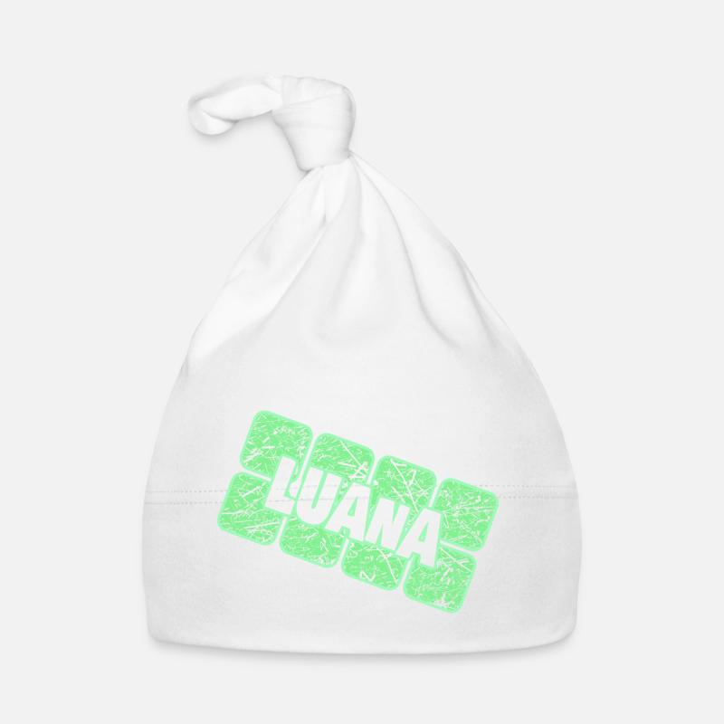 First name Luana Organic Baby Cap