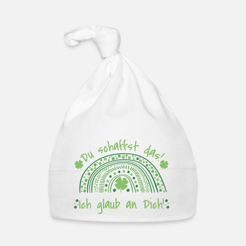 Du schaffst das - Ich glaub an dich - Mut machen Baby Bio-Mütze