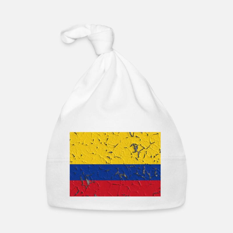 Colombie Colombie - Bonnet bio Bébé - blanc