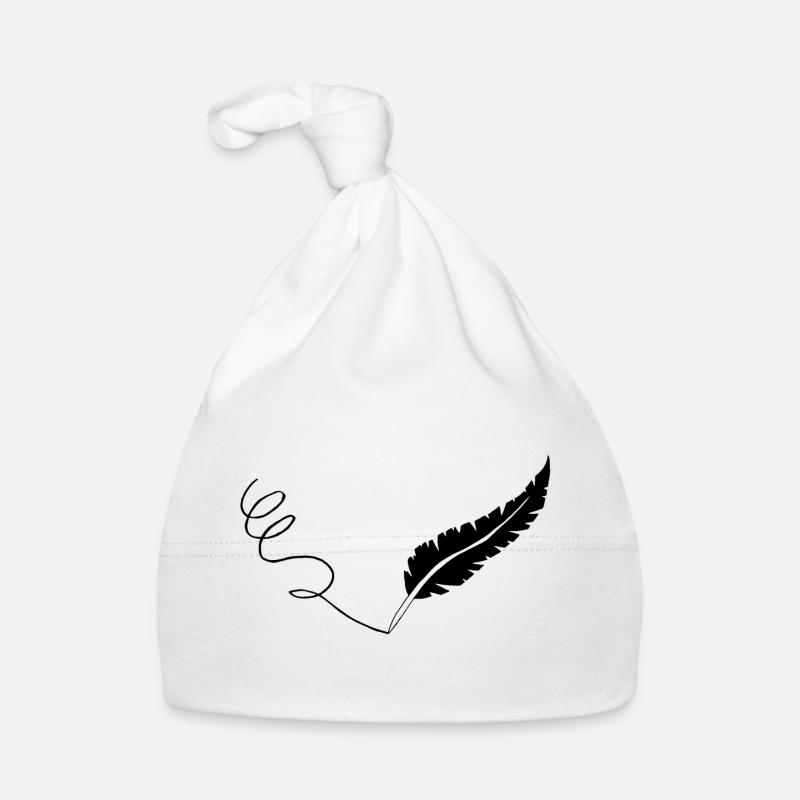 The Black Feather Organic Baby Cap