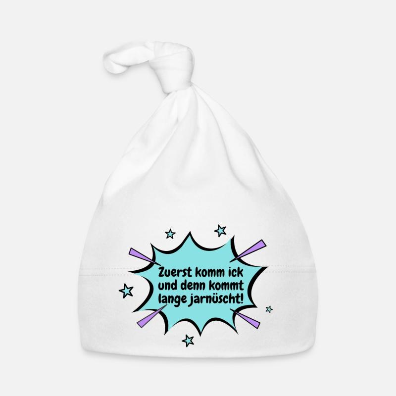 Berlin First I come Organic Baby Cap