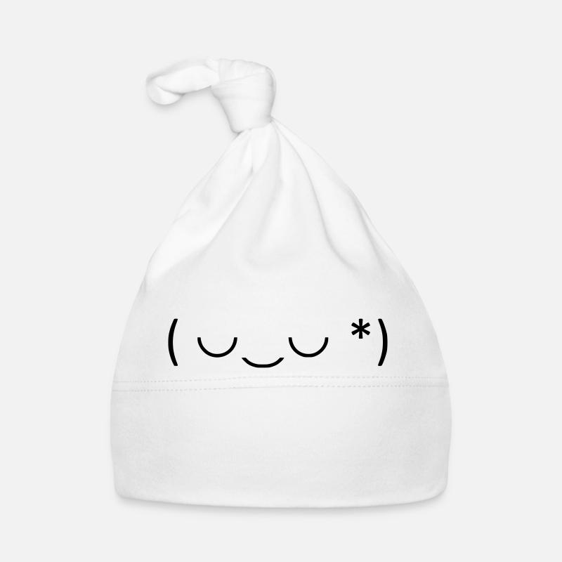 Doux sourire, grand charme ! 😊 - Bonnet bio Bébé - blanc