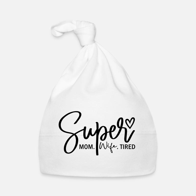 Super-Mama Baby Bio-Mütze