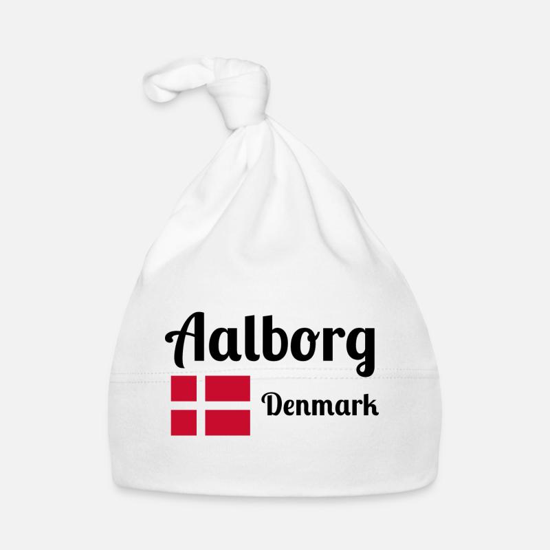 Aalborg Dänemark - Stilvolle Drucke Baby Bio-Mütze