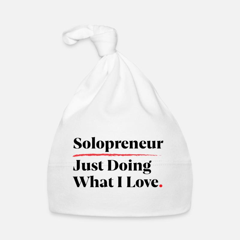 Solopreneur: Einfach das tun, was ich liebe [Schwarz] Baby Bio-Mütze