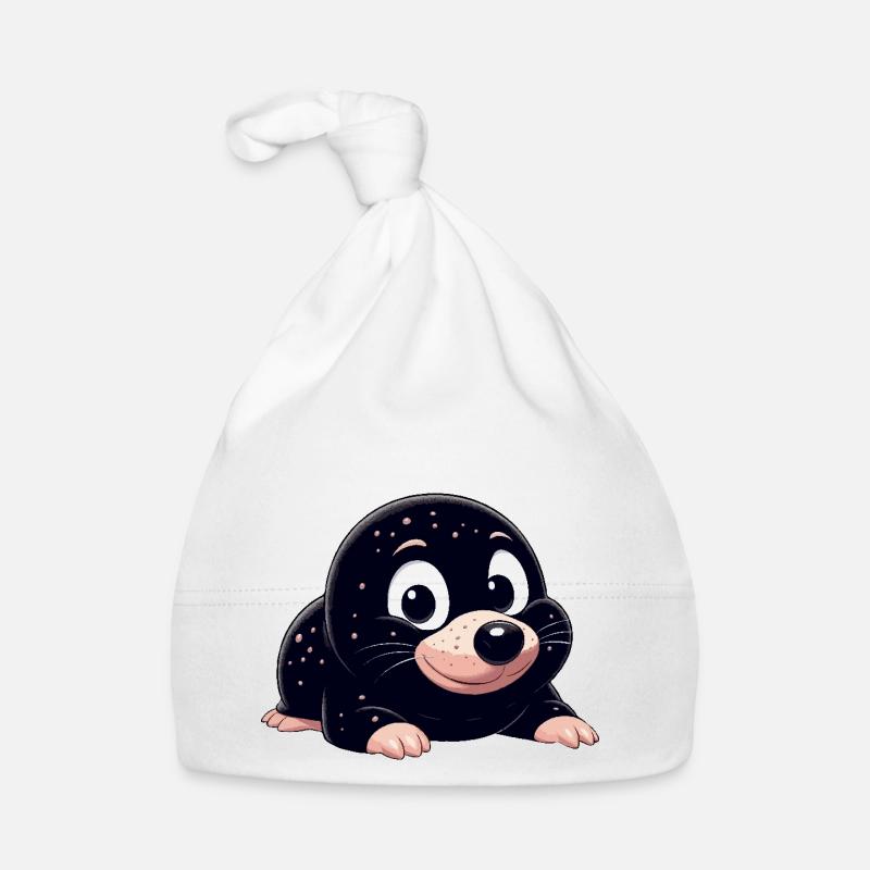 Maulwurf süß Baby Bio-Mütze