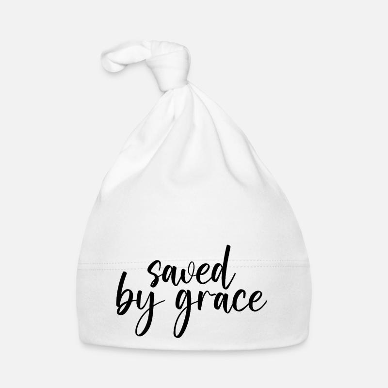 saved by grace - Baby Bio-Mütze - Weiß