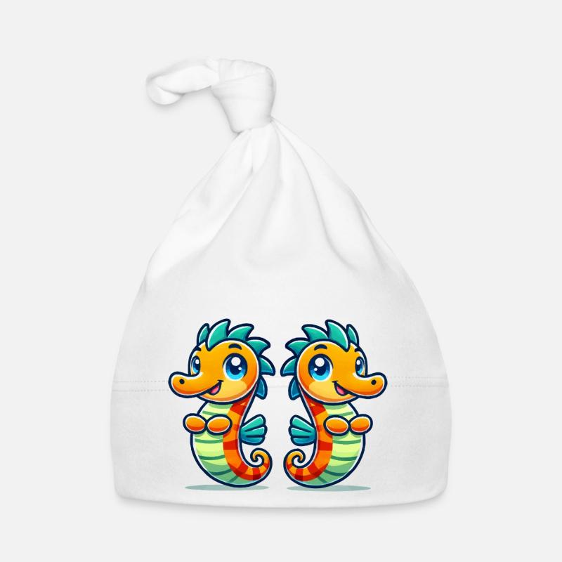 seepferdchen 2 Baby Bio-Mütze