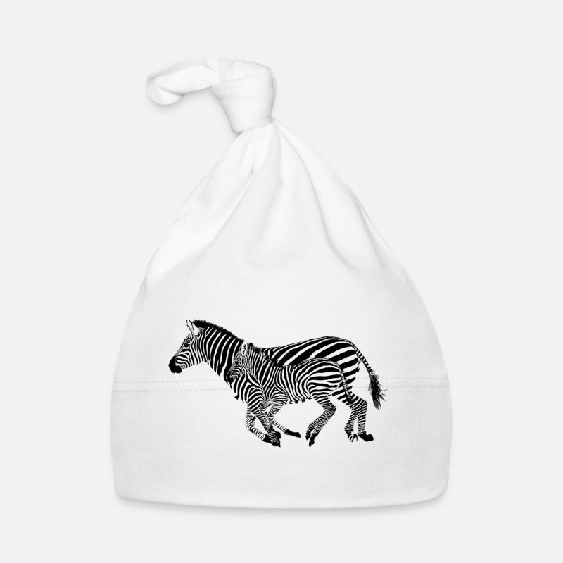 Zebra Organic Baby Cap