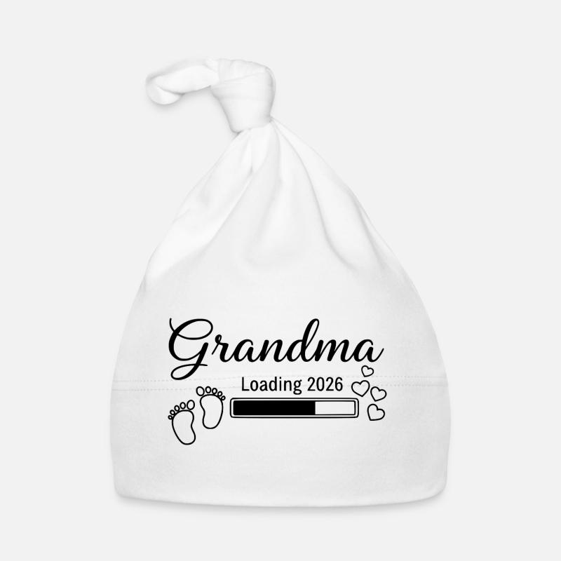Grandma Loading 2026 Baby Bio-Mütze