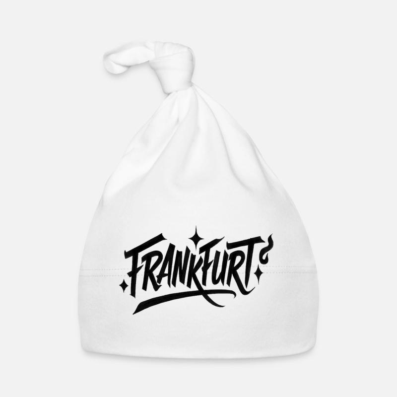 Lettrage graffiti de Francfort Bonnet bio Bébé