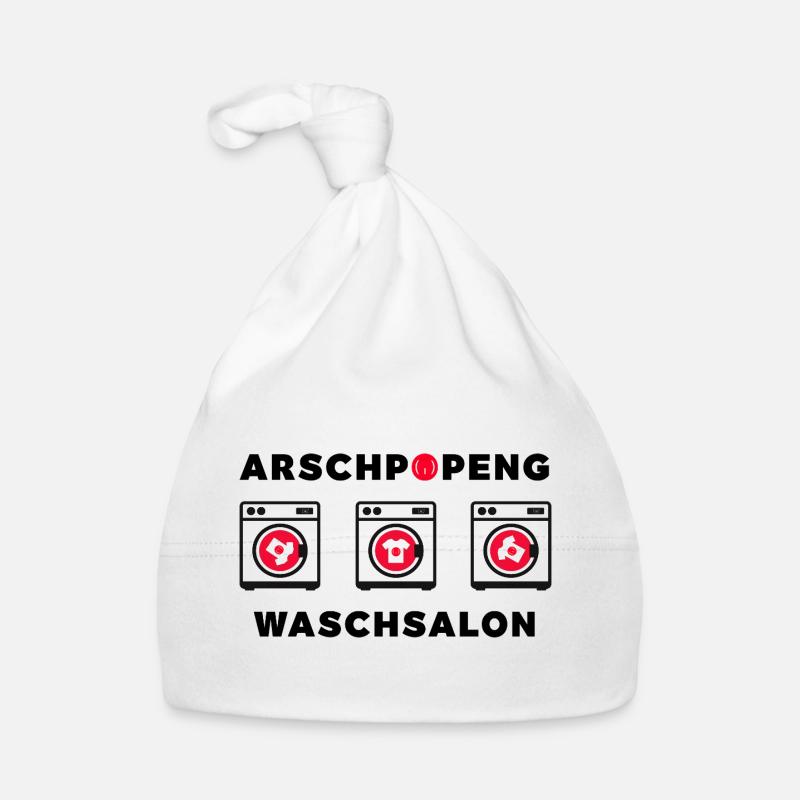 Arschpopeng Waschsalon Baby Bio-Mütze