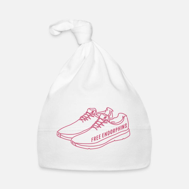 Free Endorphins – Running Motivation Design Organic Baby Cap