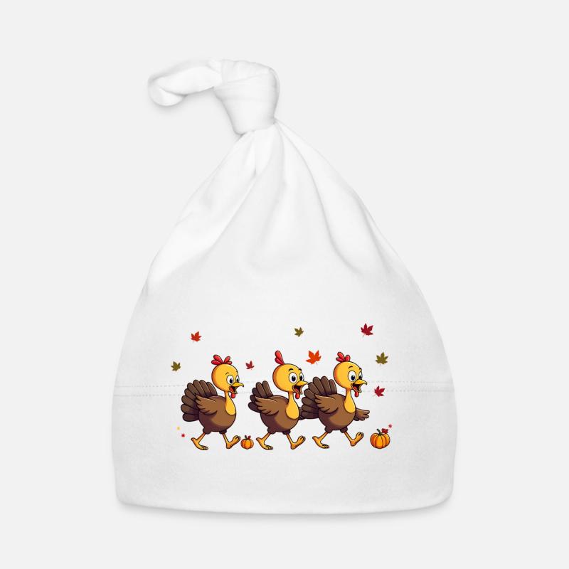 Bébé dinde de Thanksgiving Bonnet bio Bébé