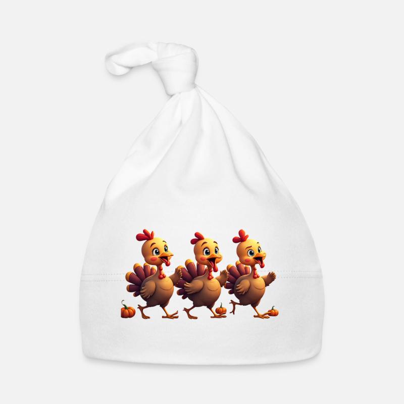 Bébé dinde de Thanksgiving Bonnet bio Bébé