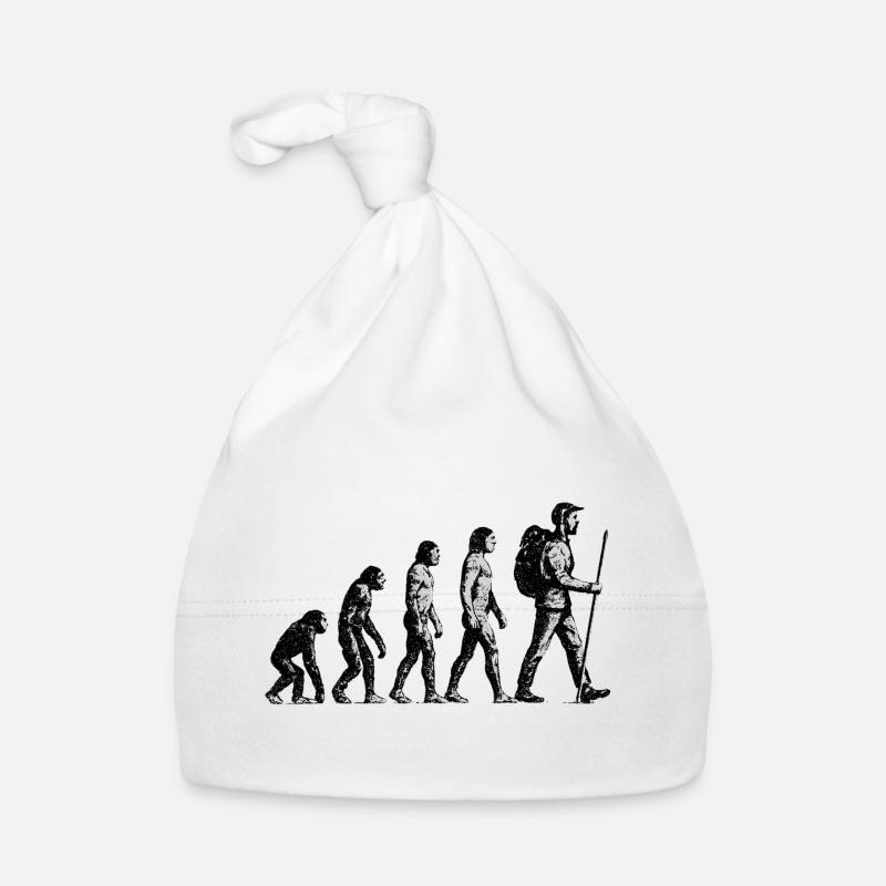 Evolution to Wandersmann Grunge Design Organic Baby Cap
