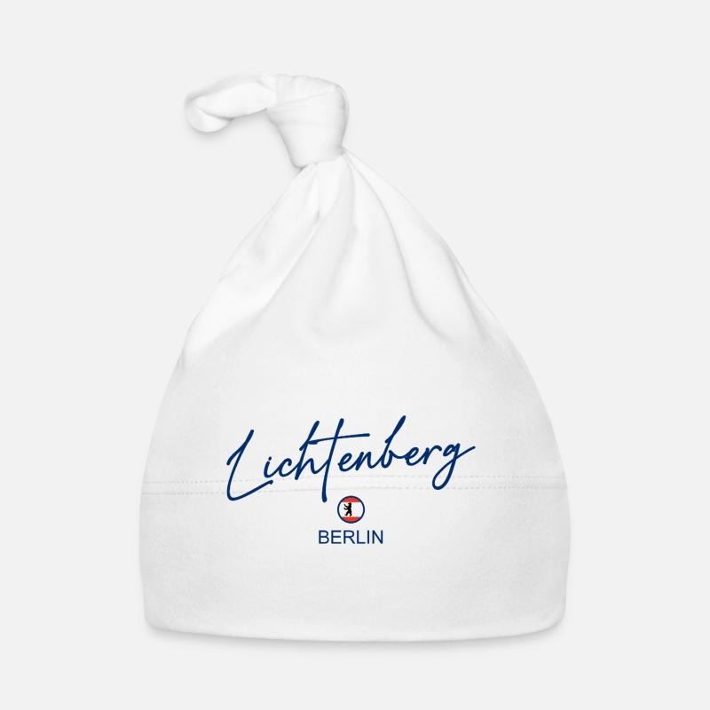 Lichtenberg - Drapeau de Berlin - Ours de Berlin Bonnet bio Bébé