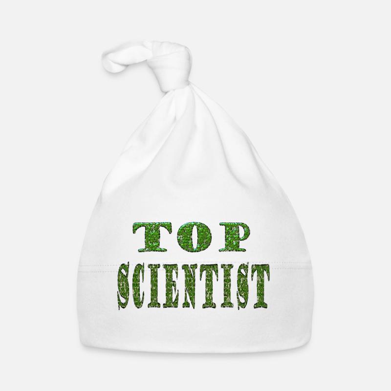 Top Scientist Green Texture Organic Baby Cap