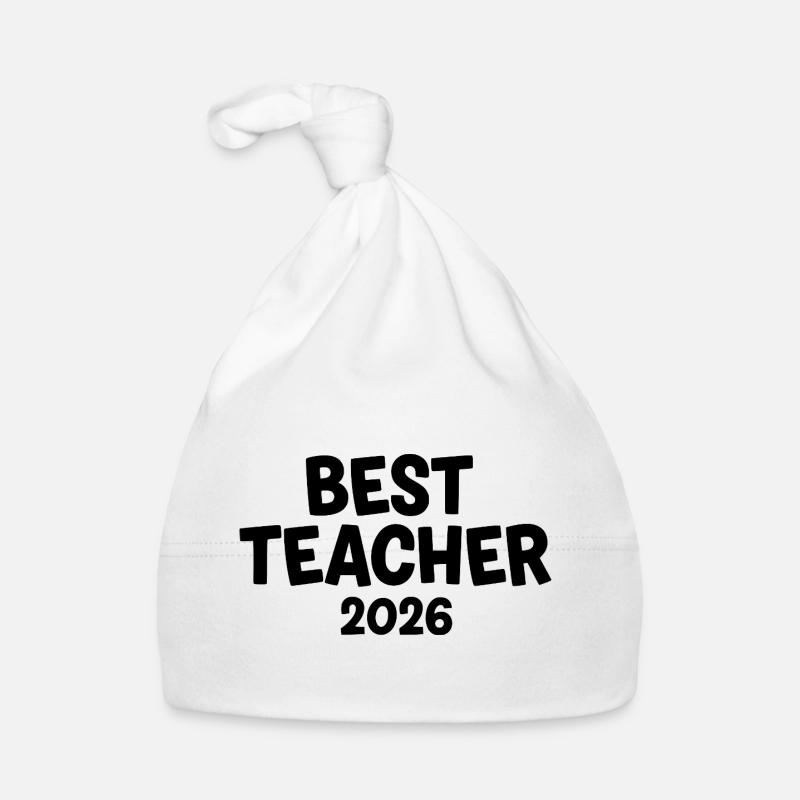 Meilleur enseignant 2026 – cadeau parfait pour les enseignants Bonnet bio Bébé
